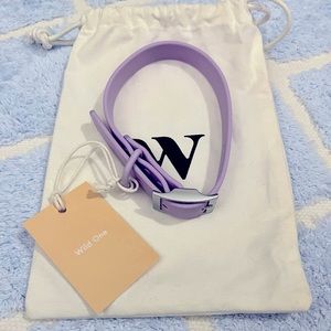 Wild one dog collar lilac
